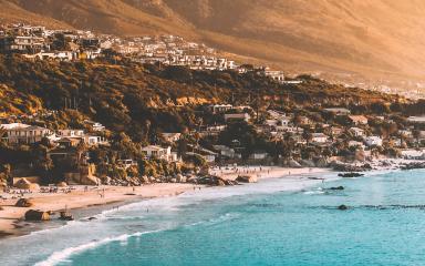 Vue sur Cape Town en Afrique du Sud